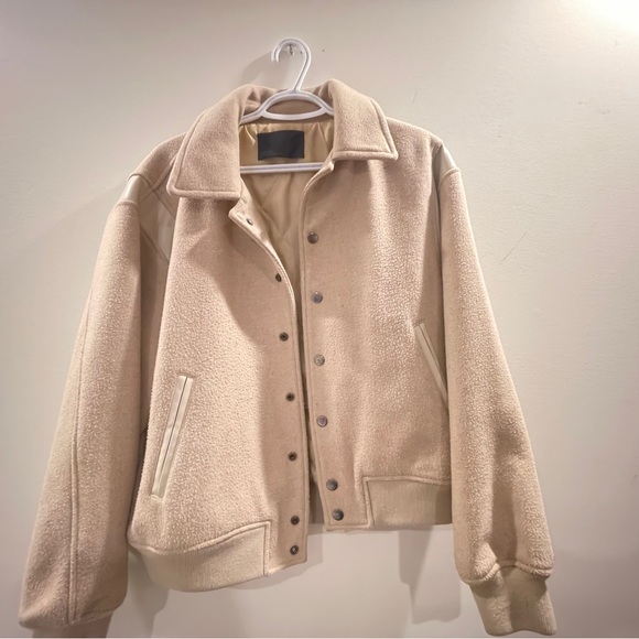 OAK + FORT Jackets & Blazers - Oak + Fort Cream Jacket